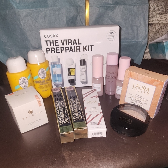 Beauty Bundle Cosrx Viral Prepair Kit, Sol Janeiro, Tatcha, Laura Geller, Glow + - Picture 10 of 10